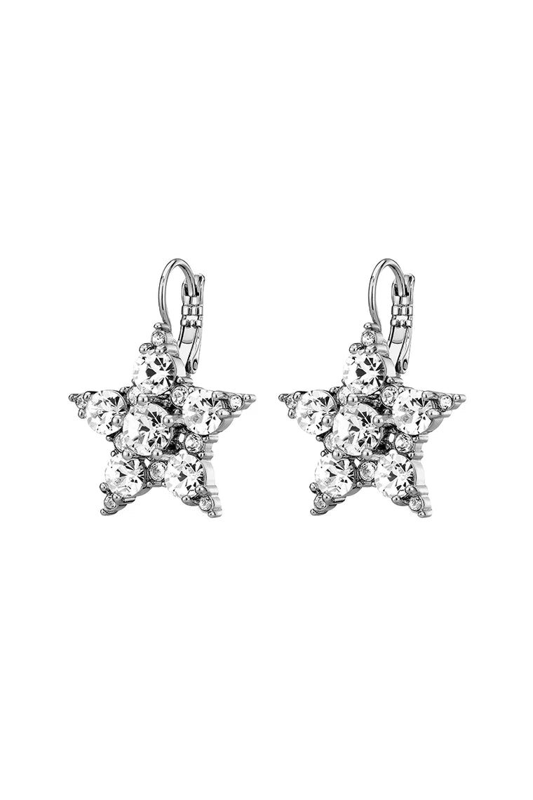 Dyrberg Kern Earrings - Libra with White Crystals