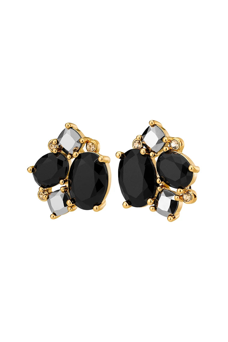 Dyrberg Kern Earrings - Emma Black