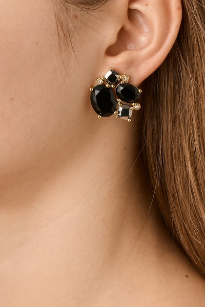 Dyrberg Kern Earrings - Emma Black