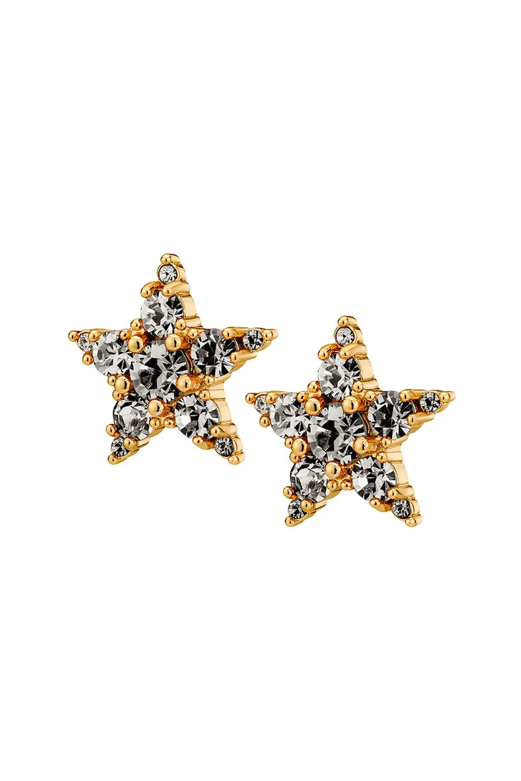 Dyrberg Kern Earrings - Cana Star with Crystals