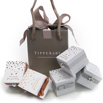 Tipperary Crystal Pendant - Star Collection - Interlocking Star