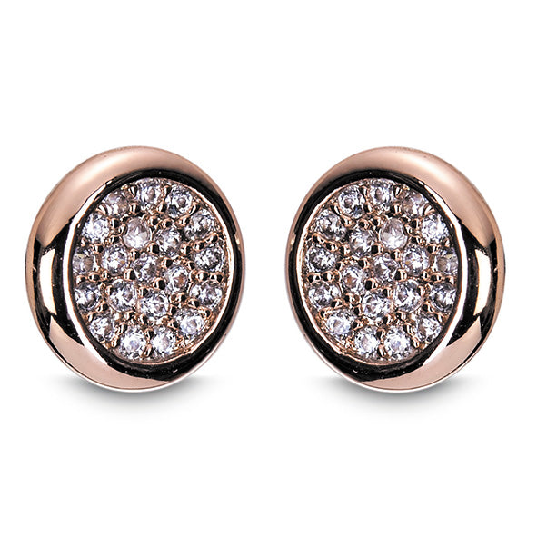 Newgrange Earrings - Round Diamante Stud