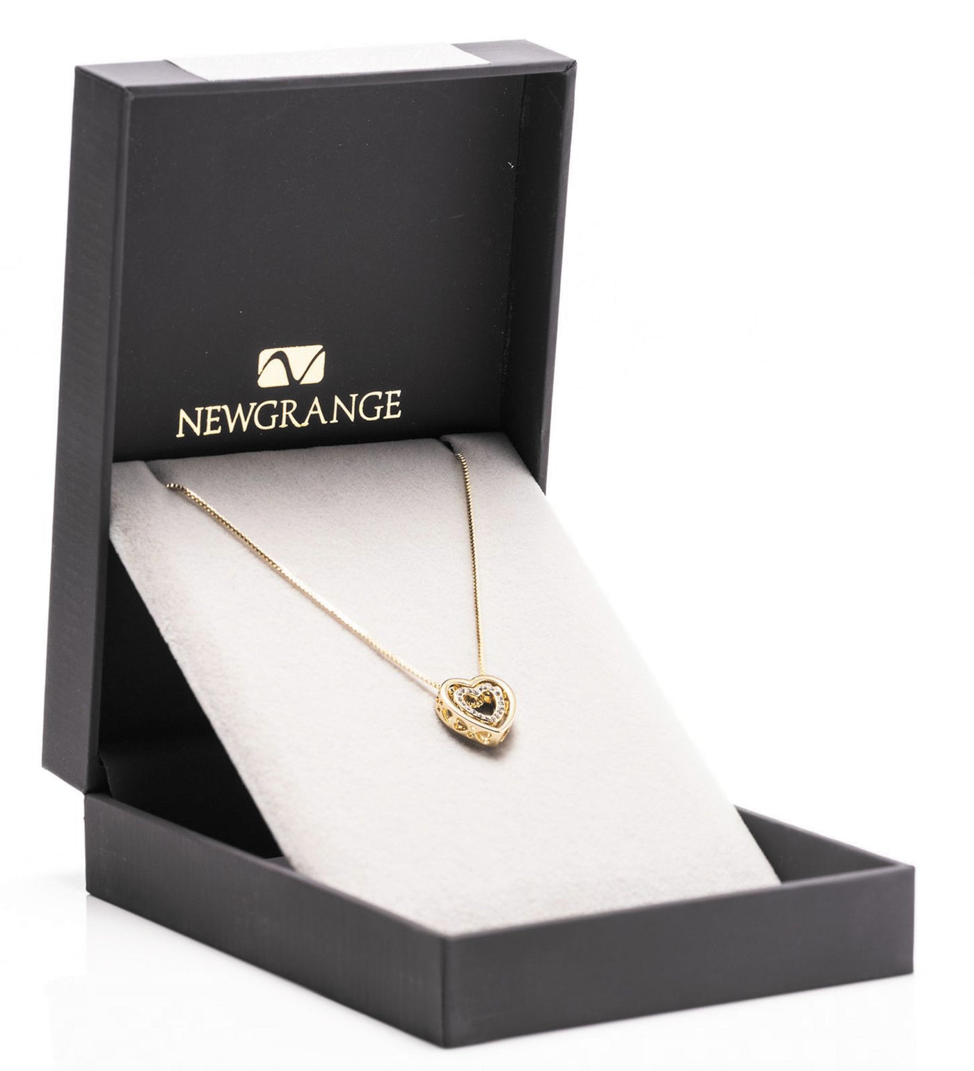 Newgrange Pendant - Double Heart Collection