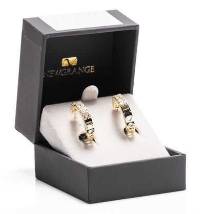 Newgrange Earrings - Large Diamanté Hoop Collection