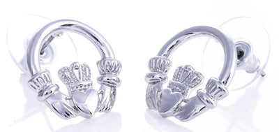 Newgrange Earring - Claddagh Silver/ Rose Gold