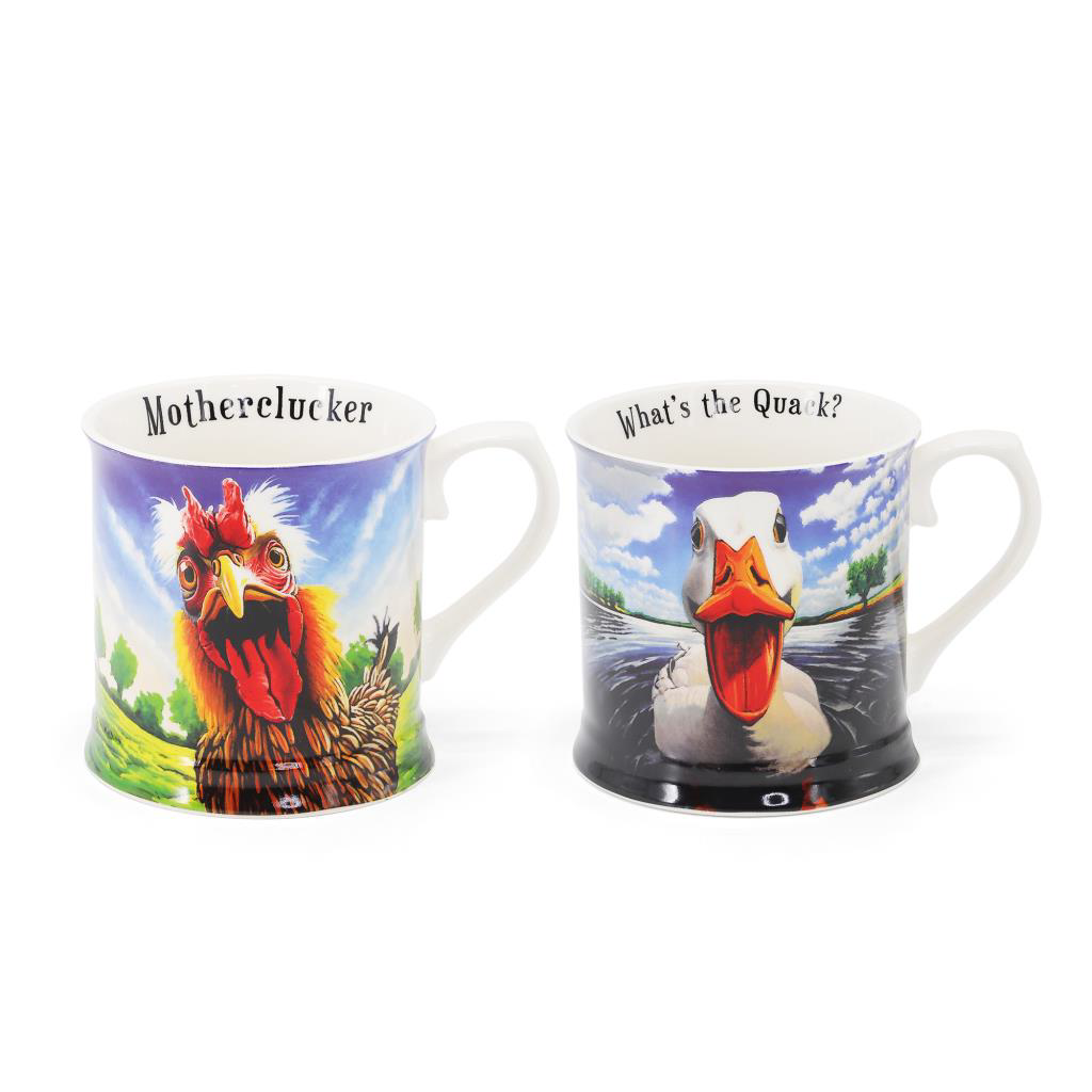 Eoin O Connor Beyond the Herd Tankard Mug Collection - Set of 2