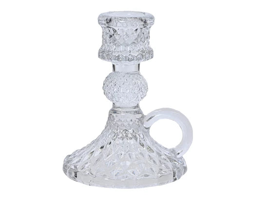 Glass Dinner Candle Holder