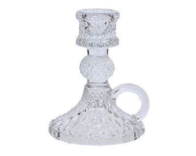 Glass Dinner Candle Holder