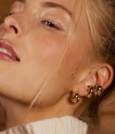 Zag Bijoux Earring Collection - Gold Plated Steel