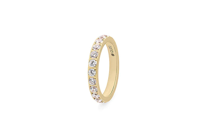 QUDO Eternity Spacer Ring - Big - Silver/Gold/Rose Gold