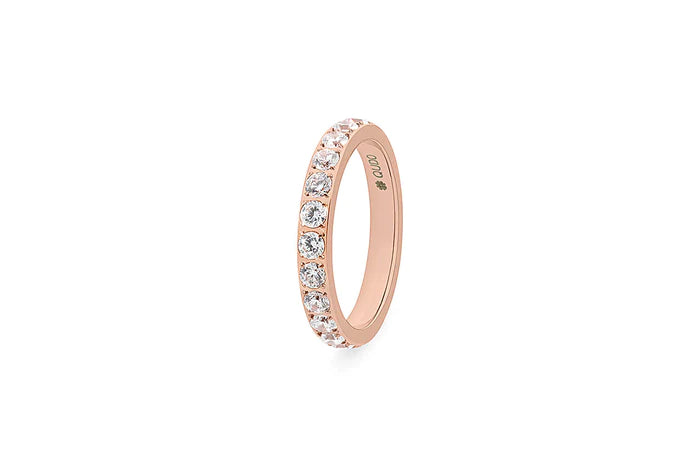 QUDO Eternity Spacer Ring - Big - Silver/Gold/Rose Gold