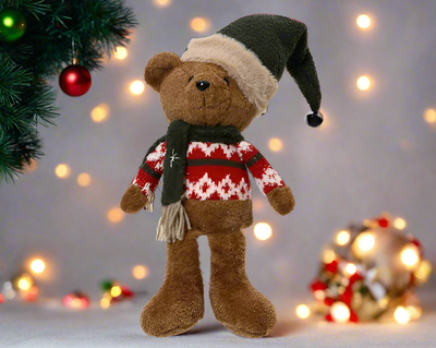 Fluffy Christmas Bear