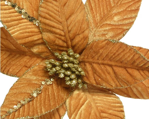 Christmas Floristry Pick - Poinsettia