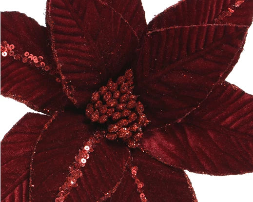 Christmas Floristry Pick - Poinsettia