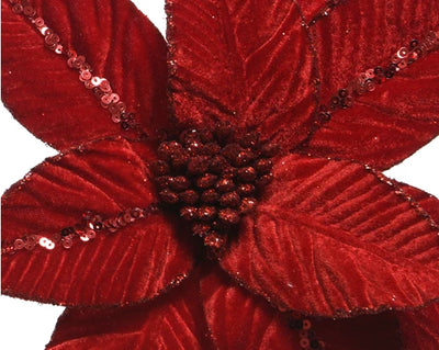 Christmas Floristry Pick - Poinsettia