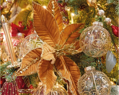 Christmas Floristry Pick - Poinsettia