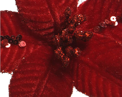 Christmas Floristry Pick - Poinsettia