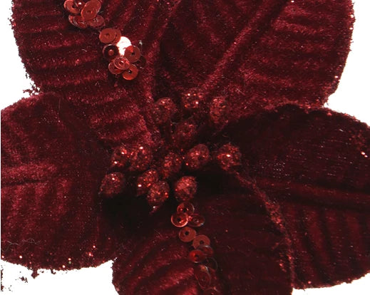Christmas Floristry Pick - Poinsettia