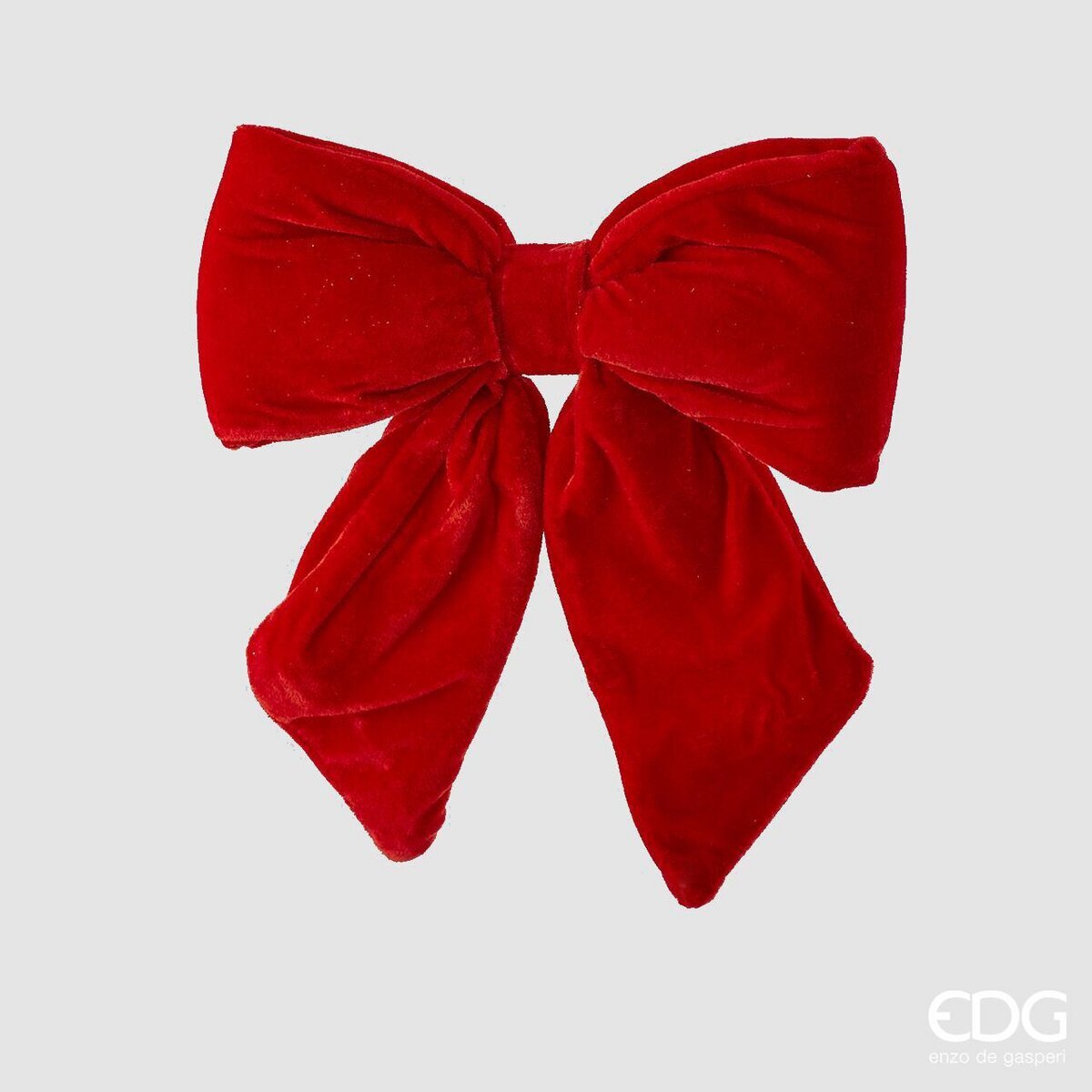 Christmas Bow - Red Velvet Large/Small