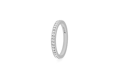 QUDO Eternity Spacer Ring - Small - Silver/Gold/Rose Gold