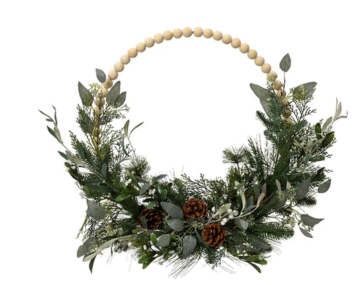 Modern Christmas Door Wreath