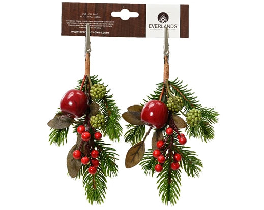 Green & Red Berry Pick - Set of 2