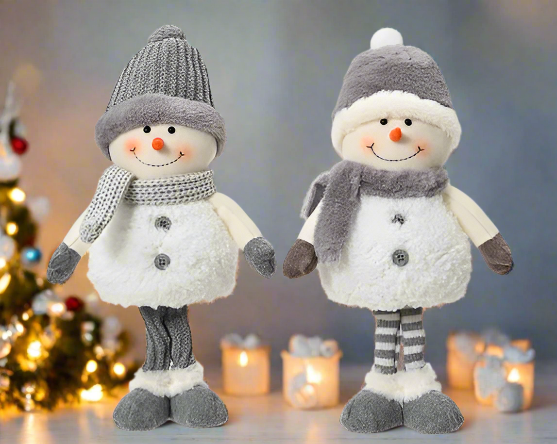 Snowman Figurine - 2 assorted