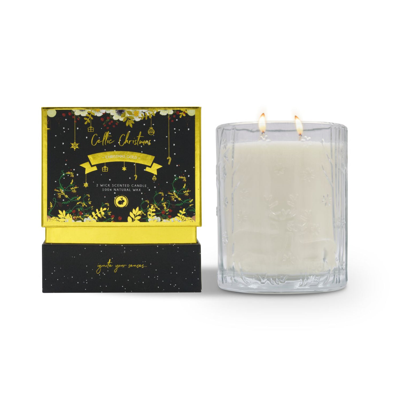 Celtic Candles Christmas 2024 Double Wick Candle Collection