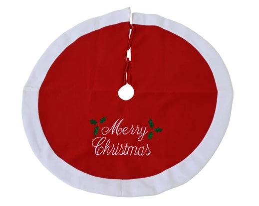 Christmas Tree Skirt - Merry Christmas