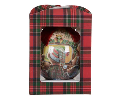 Christmas Tree Hanging Decoration - Christmas Bear Bauble in Gift Box
