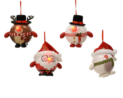 Christmas LED Collection - Flashing Effect Hanging Decorations