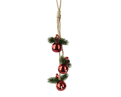 Christmas Ornament - Hanging Iron Bell