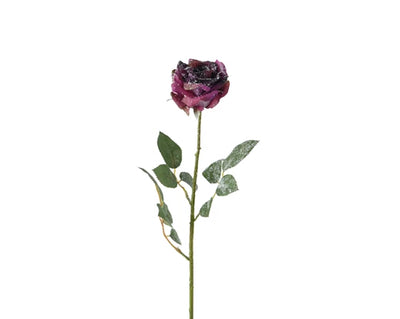 Floristry Stem - Red Frost Finish Roses