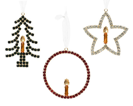 Christmas Tree Decoration – Candle Gemstone