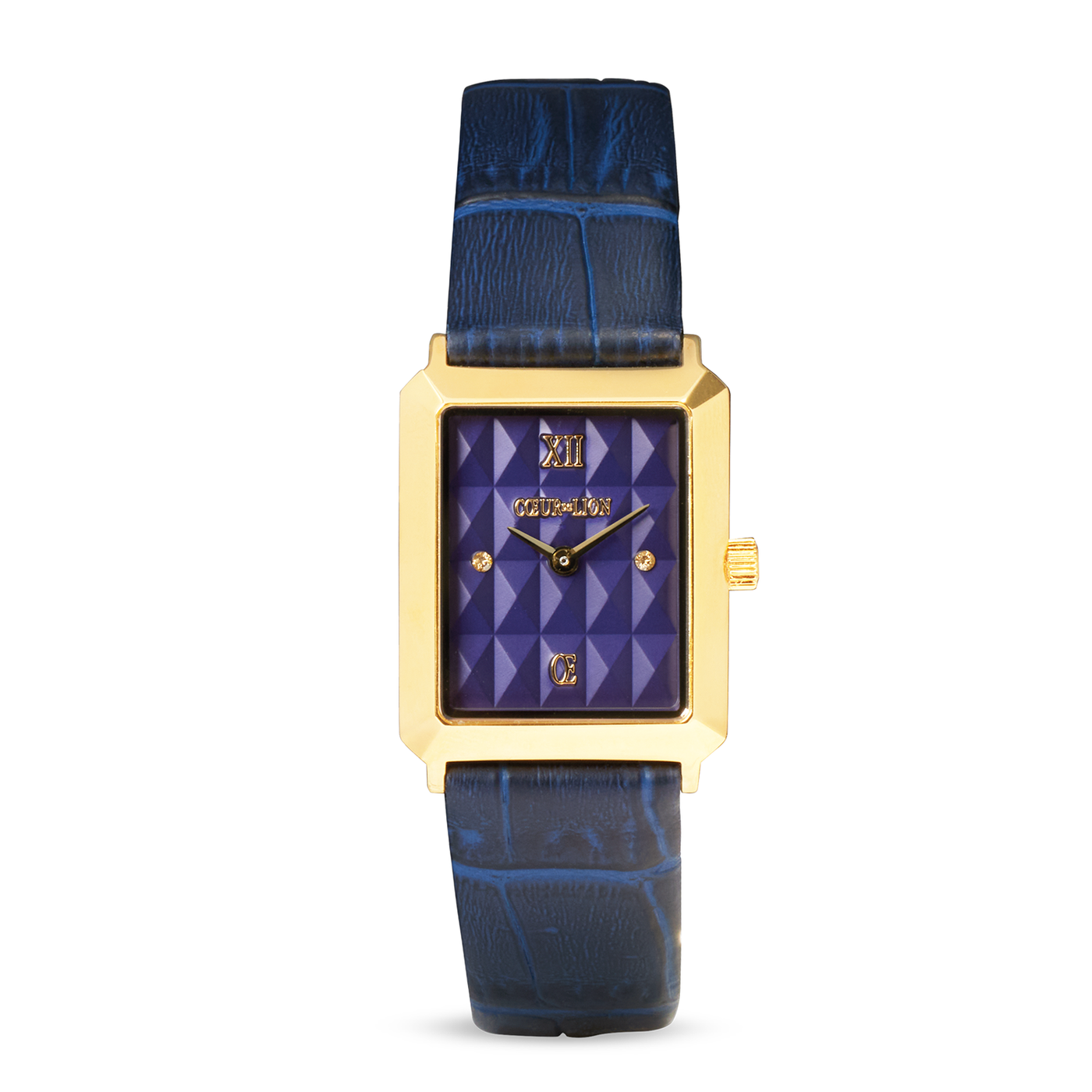 Coeur De Lion Watch - Iconic Spikes Midnight Blue Leather Bracelet