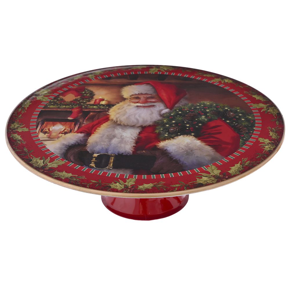 Christmas Footed Cake Stand