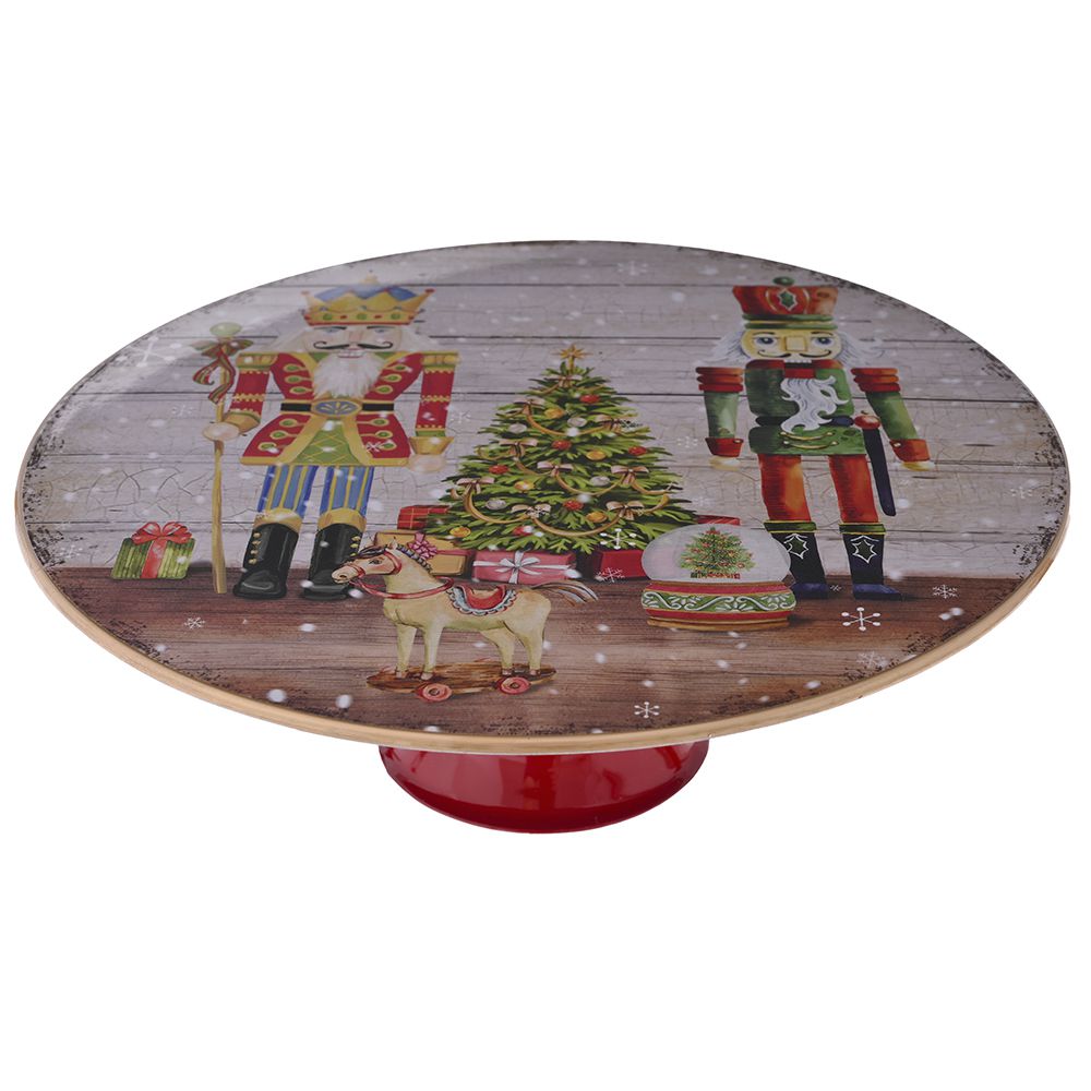 Christmas Footed Cake Stand