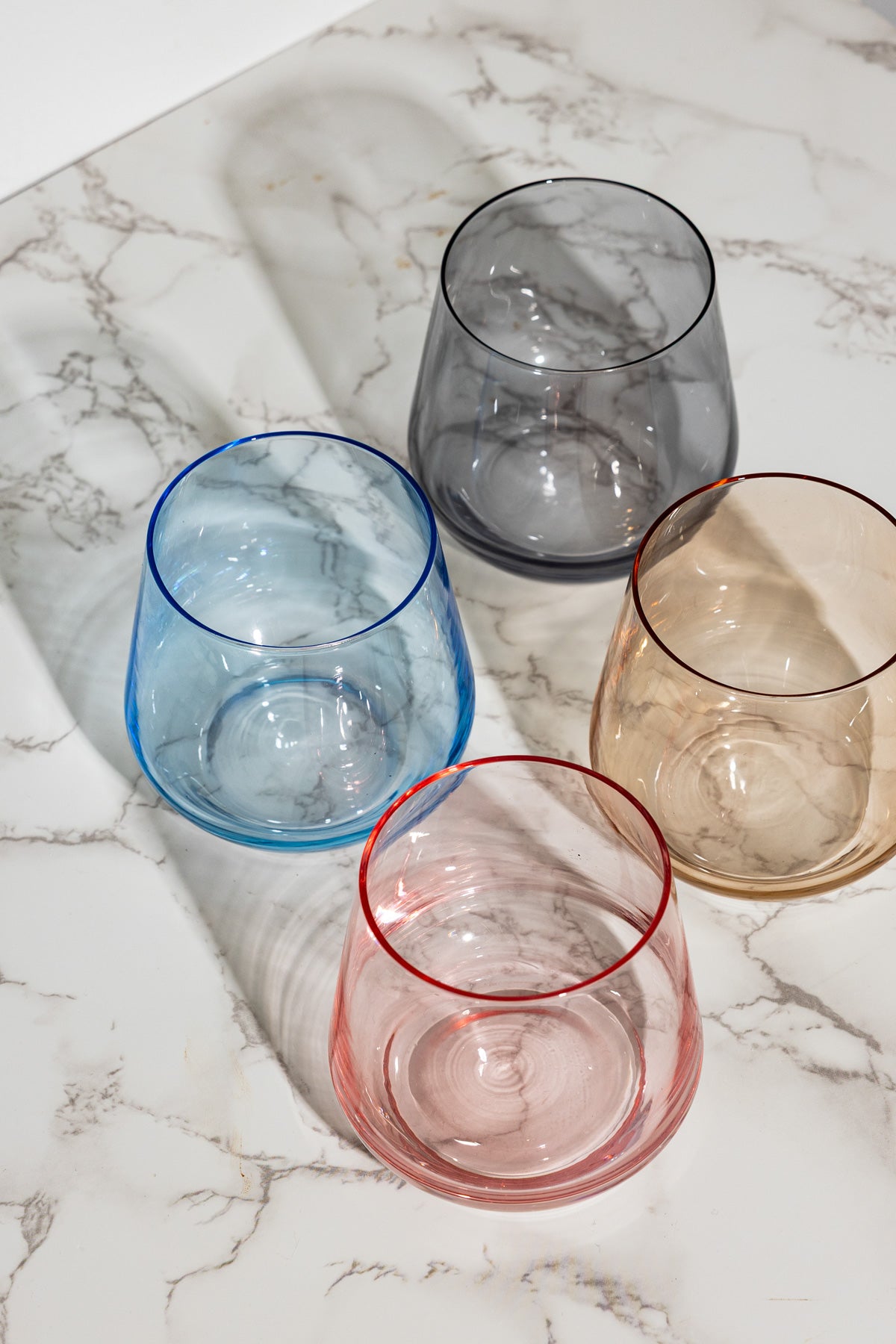 Killarney Crystal Jewel Glassware Collection -  Wine, Tumbler, Hi-Ball & Barrel Tumbler