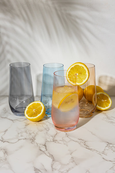 Killarney Crystal Jewel Glassware Collection -  Wine, Tumbler, Hi-Ball & Barrel Tumbler