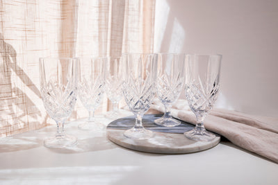 Killarney Crystal Trinity Stemmed Glasses - Set of 6 PQ4