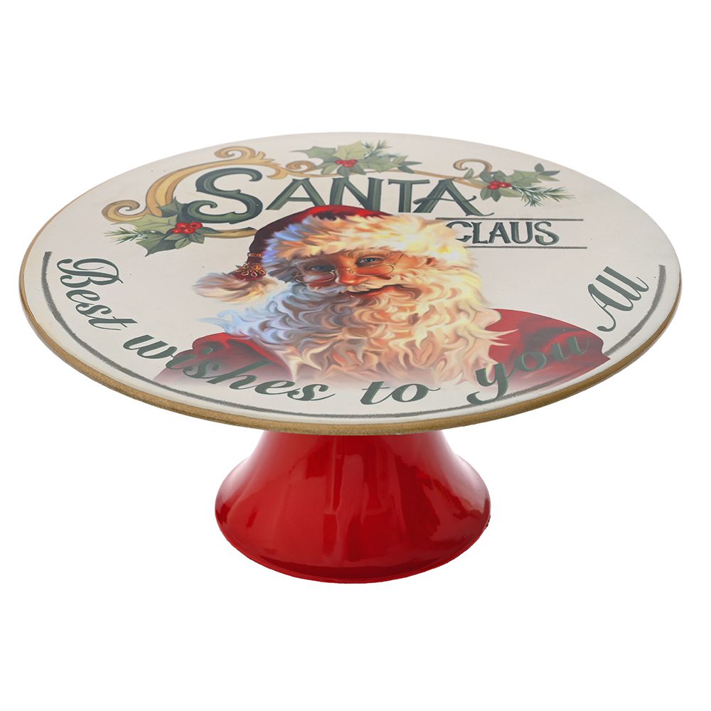 Christmas Footed Cake Stand