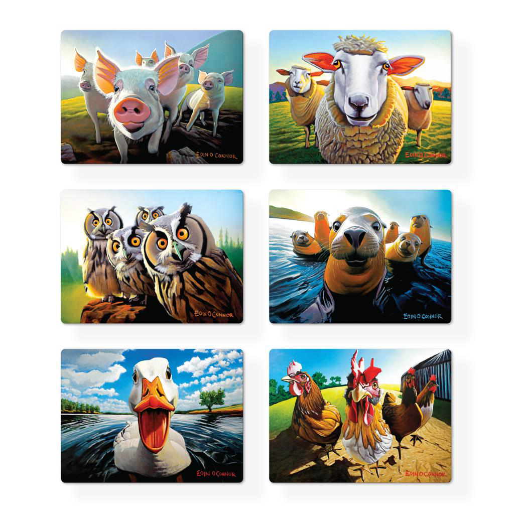 Eoin O Connor Beyond the Herd Placemat/Coaster - Set of 6