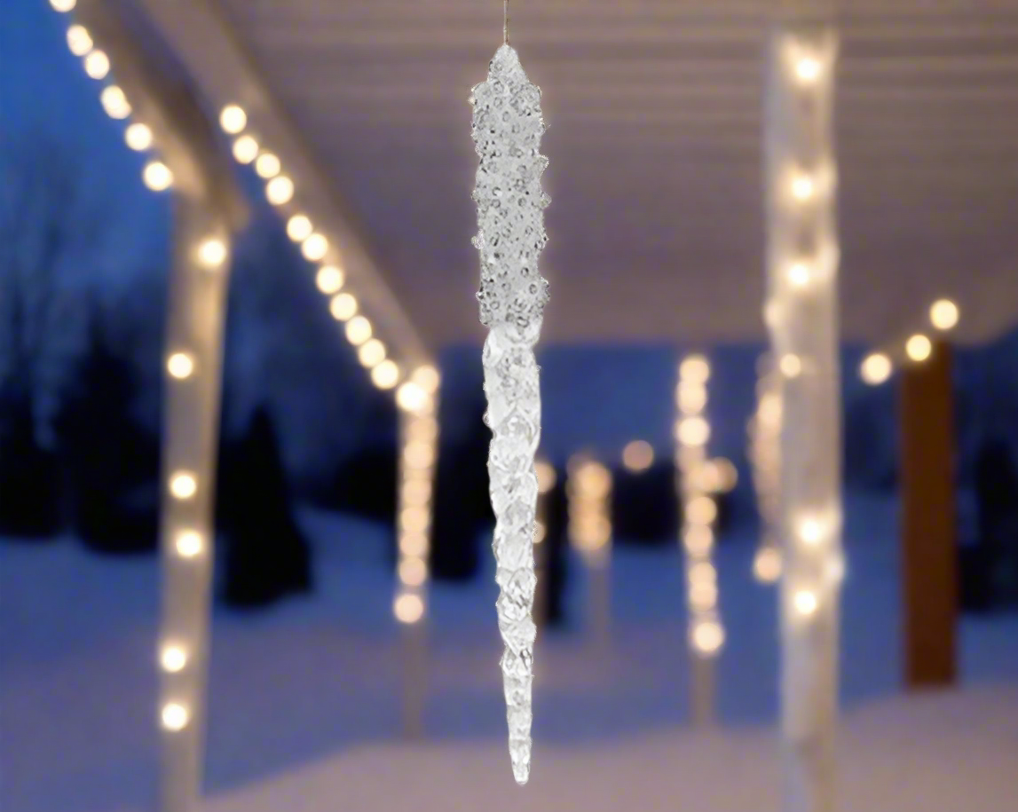Christmas Tree Hanging Decoration - Icicle Droplet