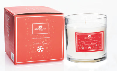 Newgrange Living Christmas 2024 Luxury Candle - Festive Spice/Frosted Mulberry