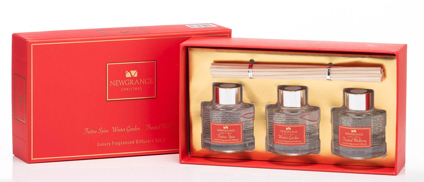 Newgrange Living Christmas 2025 Mini Diffuser Gift Set - Set of 3