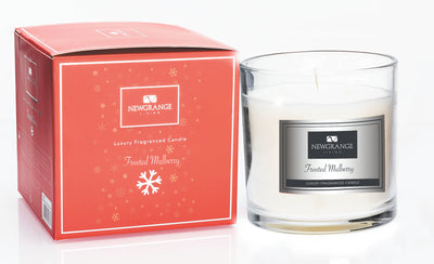 Newgrange Living Christmas 2024 Luxury Candle - Festive Spice/Frosted Mulberry