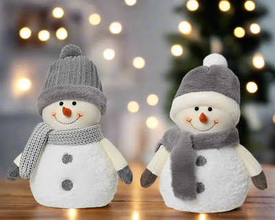 Snowman Figurine - 2 assorted