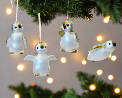 Christmas Tree Hanging Decoration - Penguins
