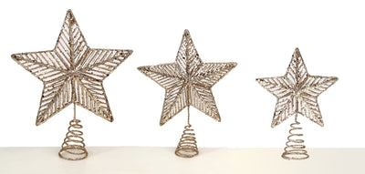 Champagne Star Tree Topper