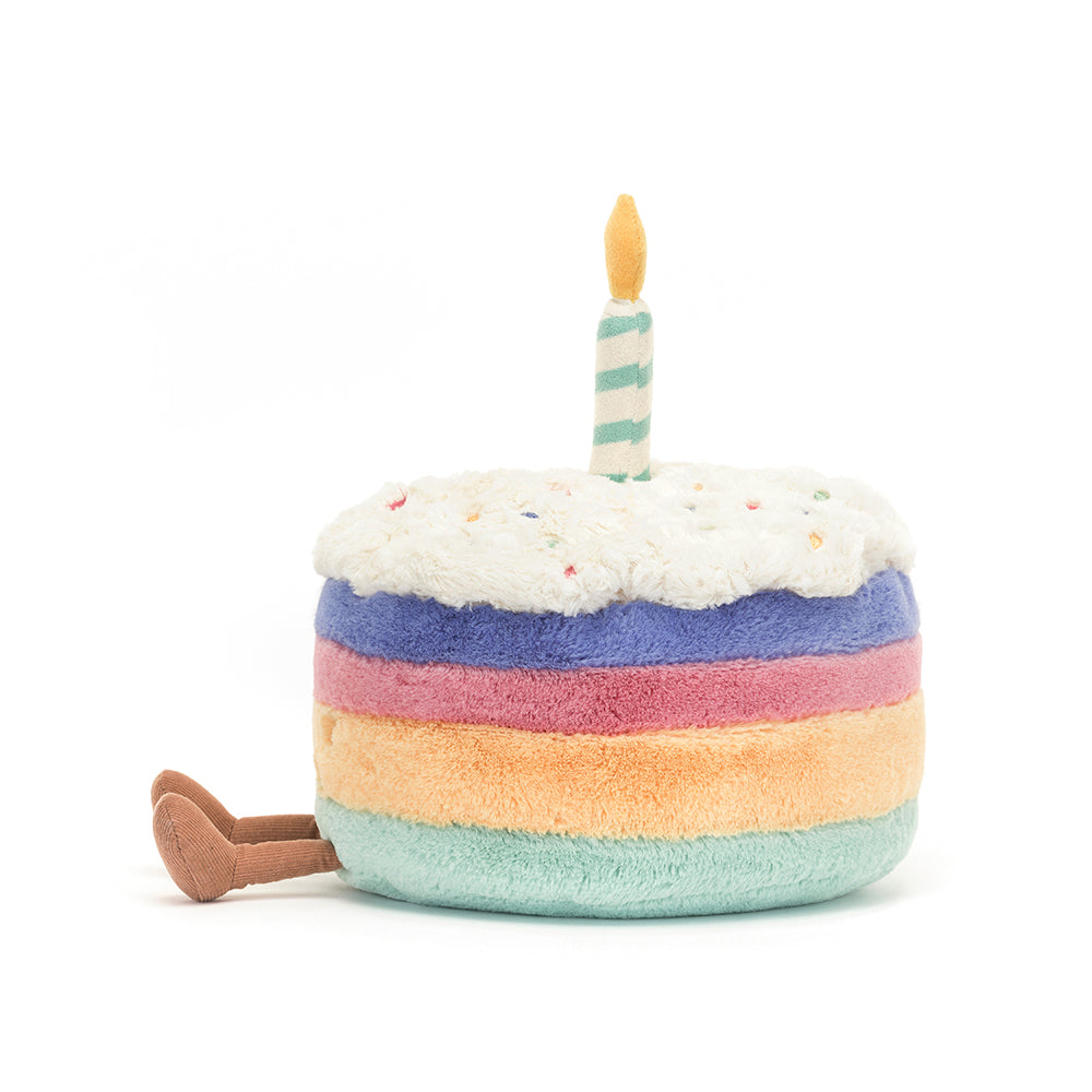 Jellycat Amuseable Rainbow Birthday Cake